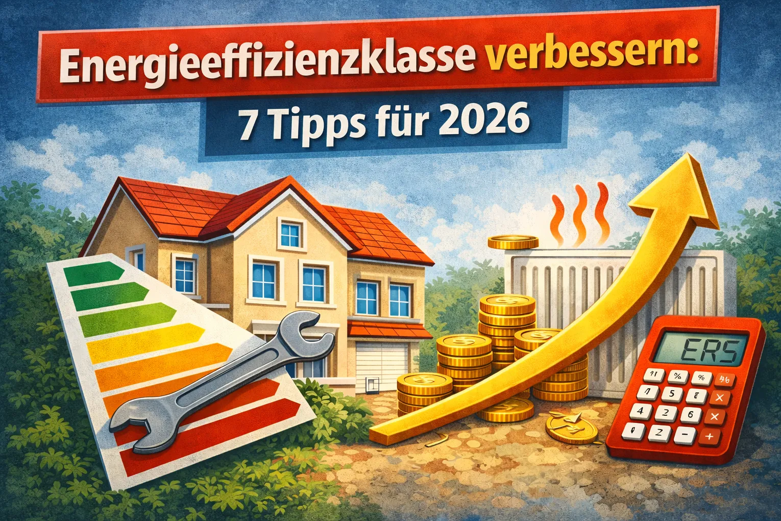 Sanierungsmassnahmen zur Verbesserung der Energieeffizienzklasse Ihrer Immobilie