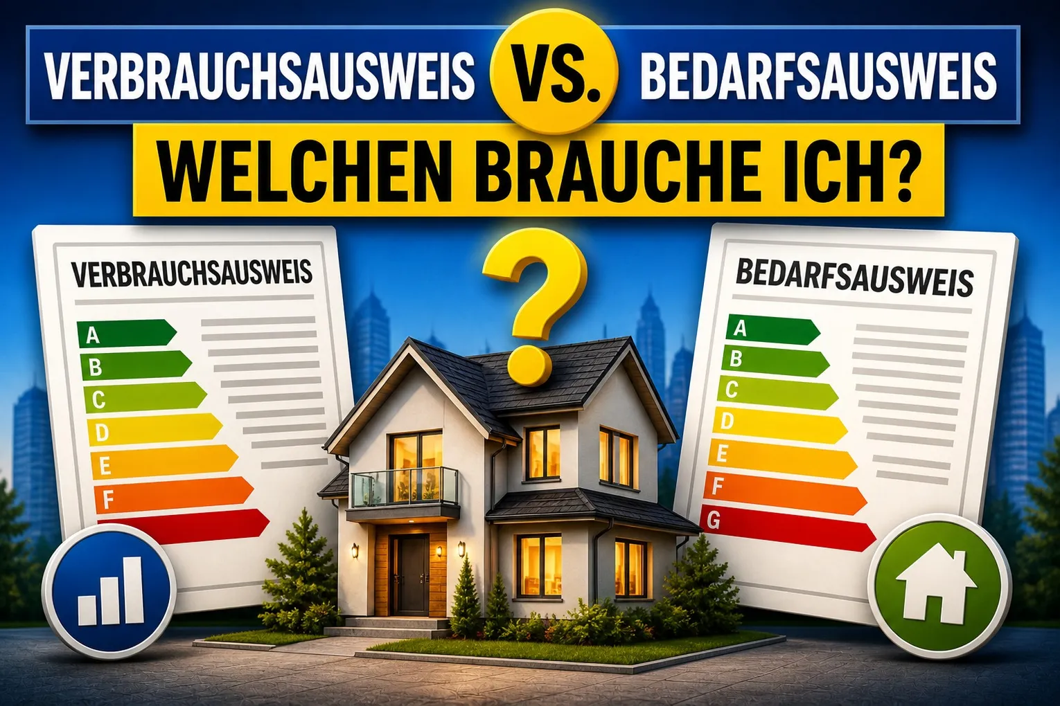 Verbrauchsausweis oder Bedarfsausweis?